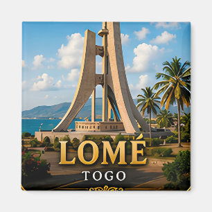 Imã Lomé Praia Atlântica e Monumento à Independência