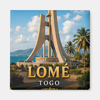 Imã Lomé Praia Atlântica e Monumento à Independência