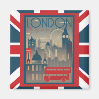 London Big Red Bus e outros marcos