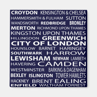 Imã London Boroughs Magnet