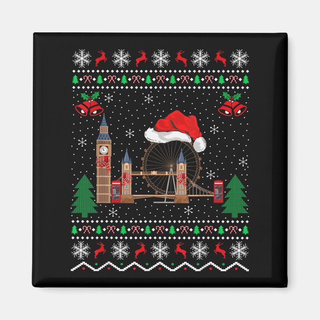 Imã London Bridge Lover Matching Ugly London Bridge Ch (Frente)