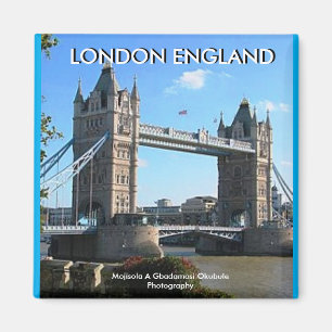 Imã LONDON BRIDGE Magnet POR Oluremi Mojisola Gbadamos