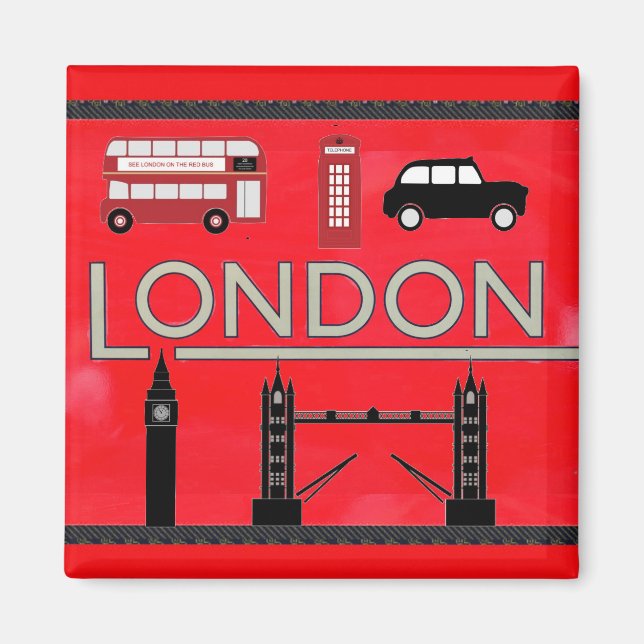 Imã London Magnet (Frente)