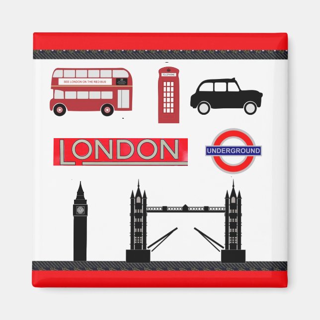 Imã London Magnet (Frente)