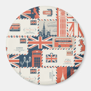 Imã London Posta Magnet