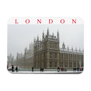 Ímã London Westminster na imã de geladeira da neve