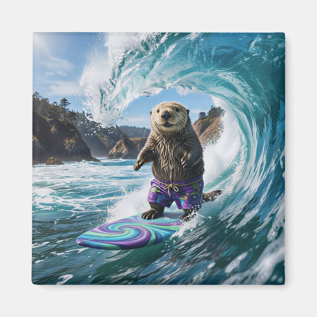Imã Londra Califórnia Surfe Otária (Frente)