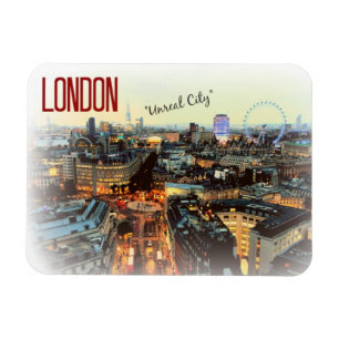 Ímã Londres: "Cidade irreal"--Ímã de T.S. Eliot