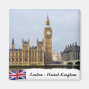 Imã Londres, ímã Big Ben, Westminster / Britânico