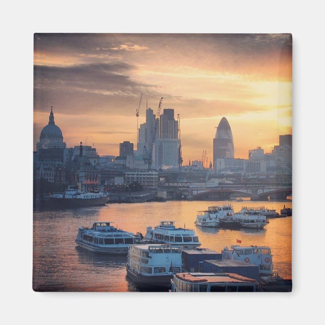 Imã Londres no Sunrise Magnet (Frente)