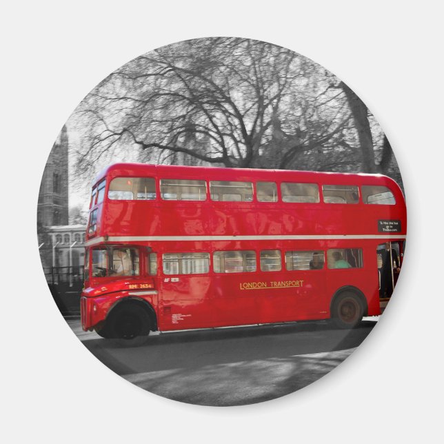 Imã Londres Red Routemaster Bus (Frente)