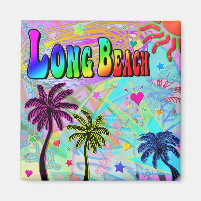 Imã Long Beach Vivid Romance Magnet (Frente)
