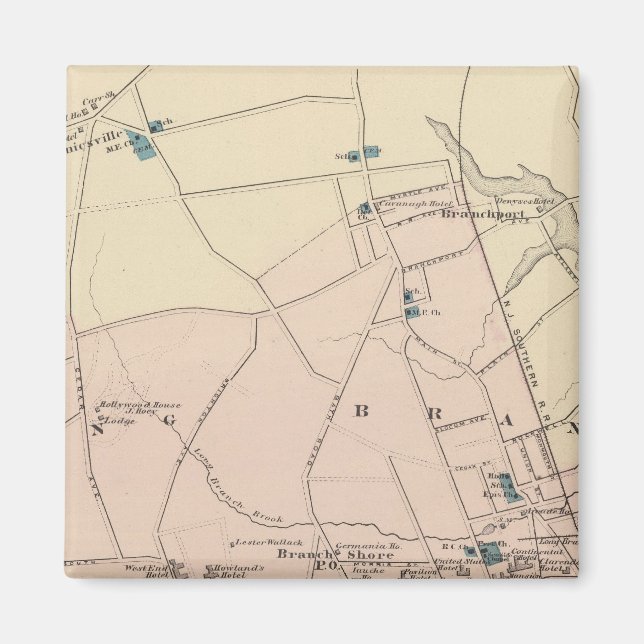 Imã Long Branch, NJ (Frente)