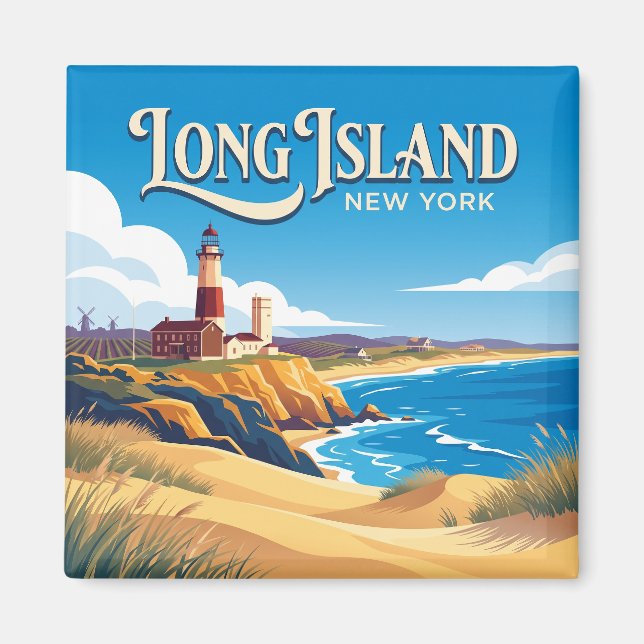 Imã Long Island Nova York (Frente)