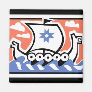 Imã Longboat de Viking