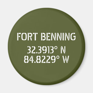 Imã Longitude Fort Benning Latitude