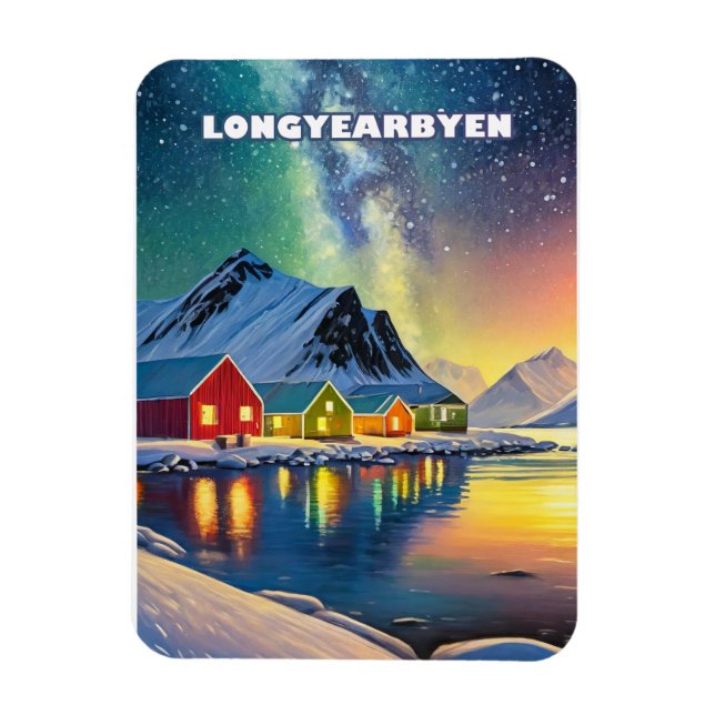 Ímã Longyearbyen, oasis arctique  (Vertical)