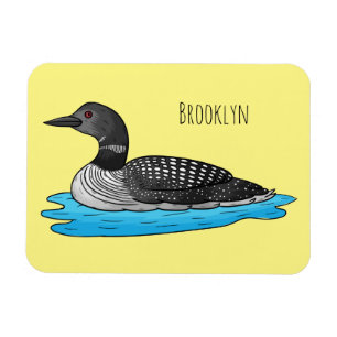 Ímã Loon bird cartoon illustration
