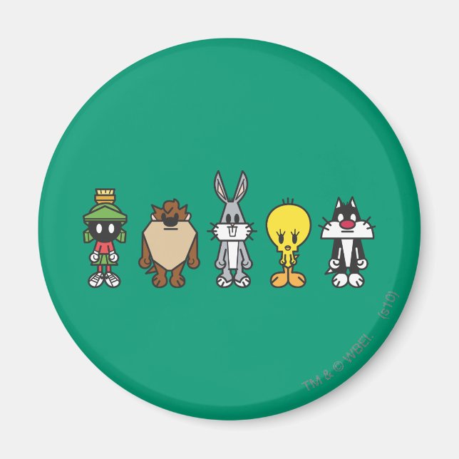 Imã LOONEY TUNES™ Foto de Grupo (Frente)