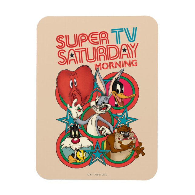 Ímã LOONEY TUNES™ | Super TV Saturday Morning (Vertical)