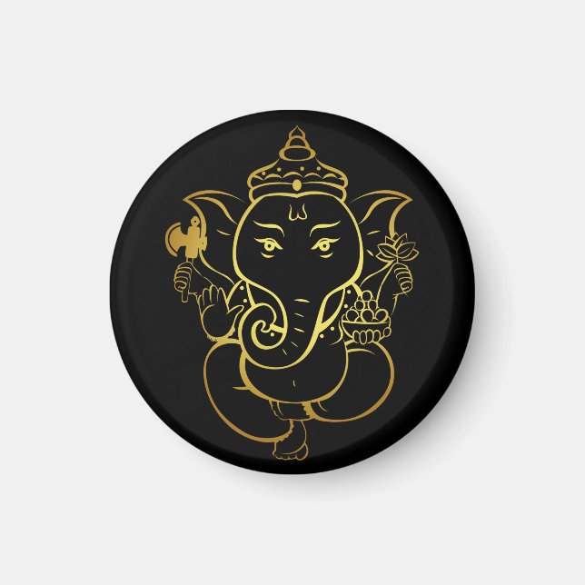 Imã Lorde ganesha feliz diwali (Frente)