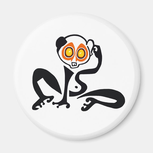 Imã LORIS Adorável - Primato - Vida Selvagem (Frente)