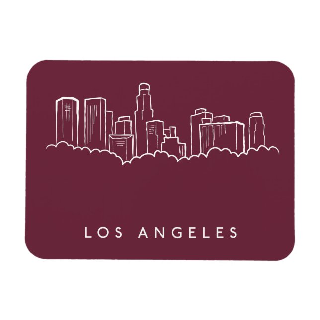 Ímã Los Angeles California (Horizontal)