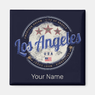 Imã Los Angeles California USA Vintage West Coast