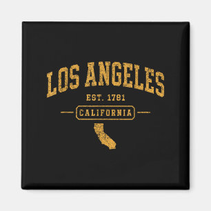 Imã Los Angeles Esportes Antigos Califórnia Retro