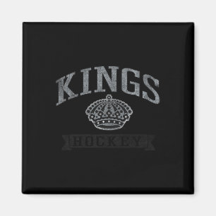Imã Los Angeles Kings Hockey Vintage Branco Licenciado