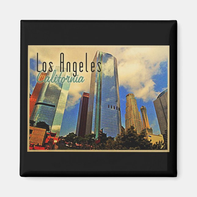 Imã Los Angeles Skyline (Frente)