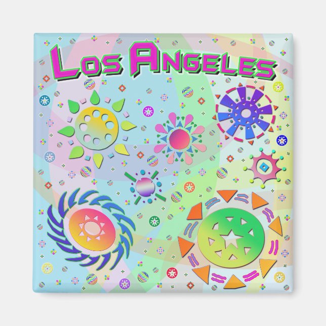 Imã Los Angeles Suns & Energia Magnet (Frente)