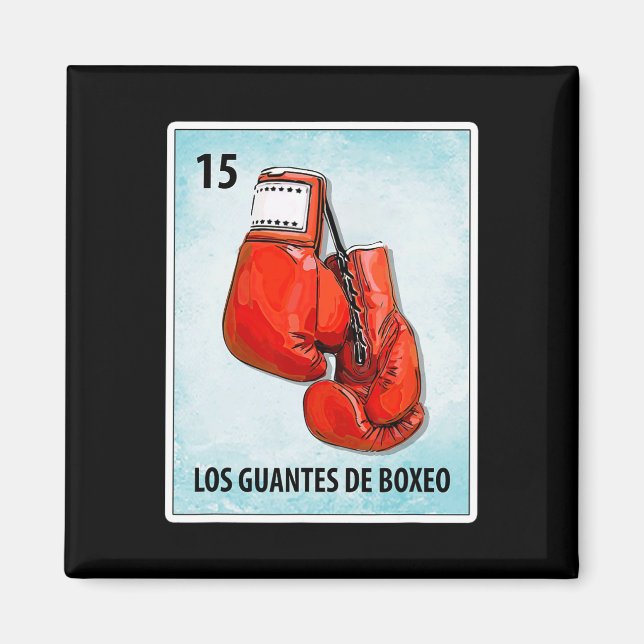 Imã Los Guantes De Boxeo Barras De Luvas Mexicanas (Frente)