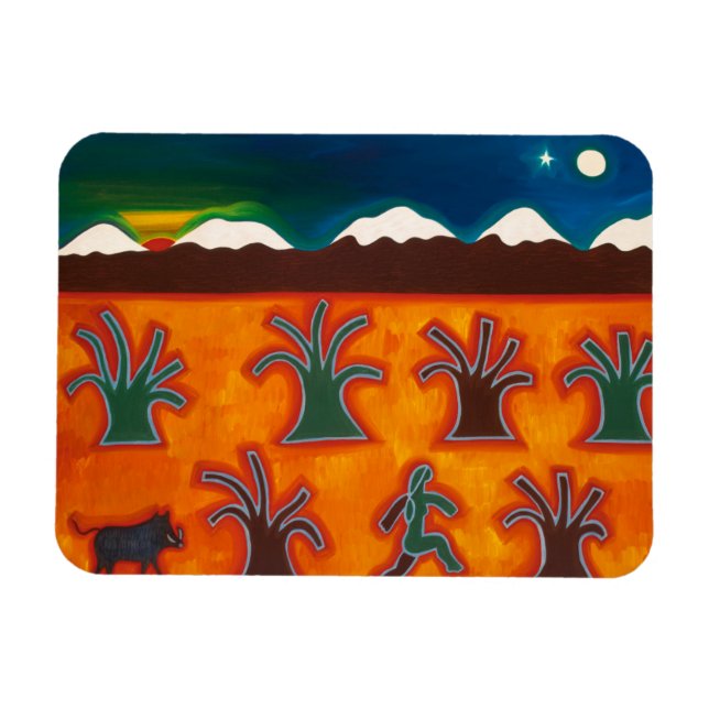 Ímã Los Olivos en el Invierno 2010 (Horizontal)