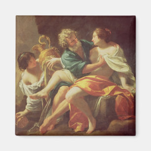 Imã Lote e suas filhas, c.1630 (óleo em canvas)