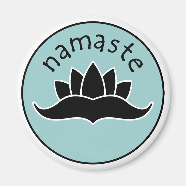 Imã Lotus Namaste Magnet (Frente)