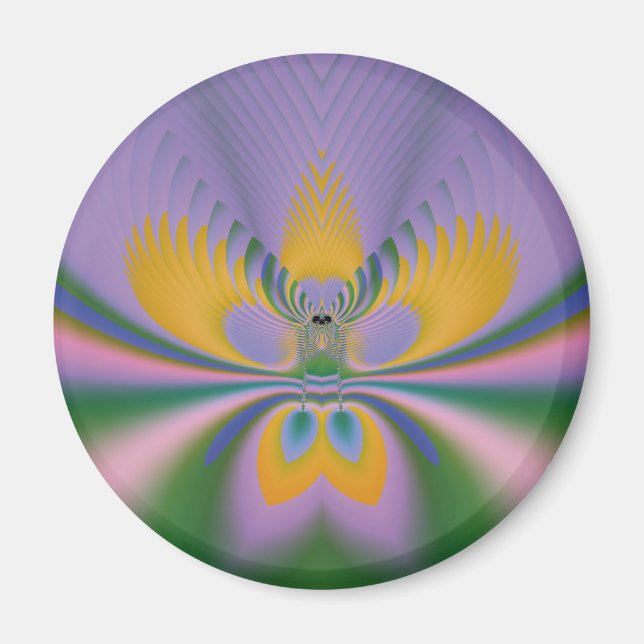 Imã Lotus Roxo (Frente)