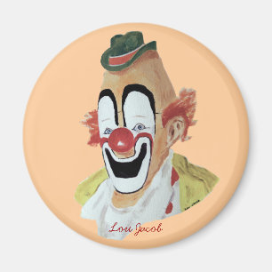 Imã Lou Jacob Clown Magnet