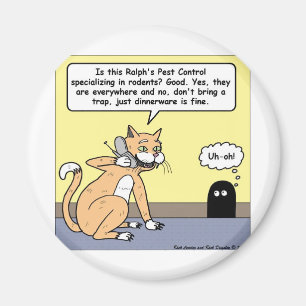 Imã Louças para Jantar Gato & Rato Presentes e Camiset