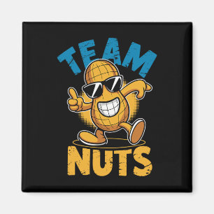 Imã Loucos de Equipe Dab Peanut Engraçado Revisão Lega