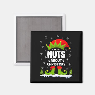Imã Loucos Sobre O Presente Do Elf De Natal Engraçado