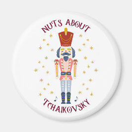 Imã Loucos Sobre Tchaikovsky Nutcracker Music White