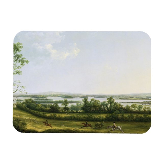 Ímã Lough Erne, de Knock Ninney, com Bellisle no (Horizontal)
