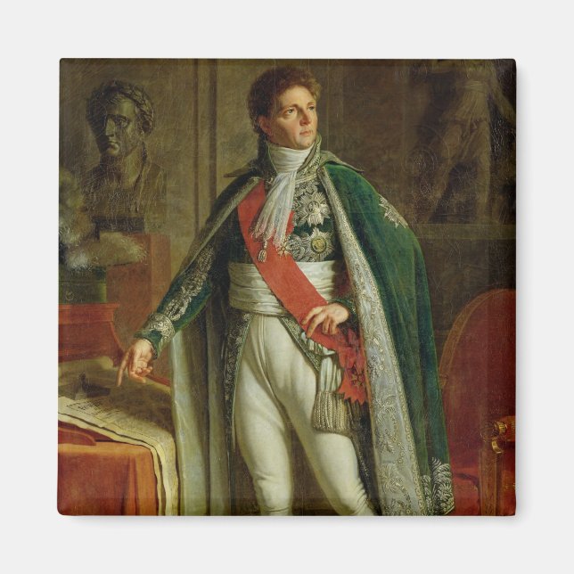 Imã Louis Alexandre Berthier Mostrando Mapa de (Frente)