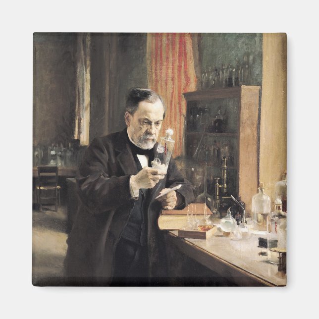 Imã Louis Pasteur em seu Laboratório, 1885 (Frente)