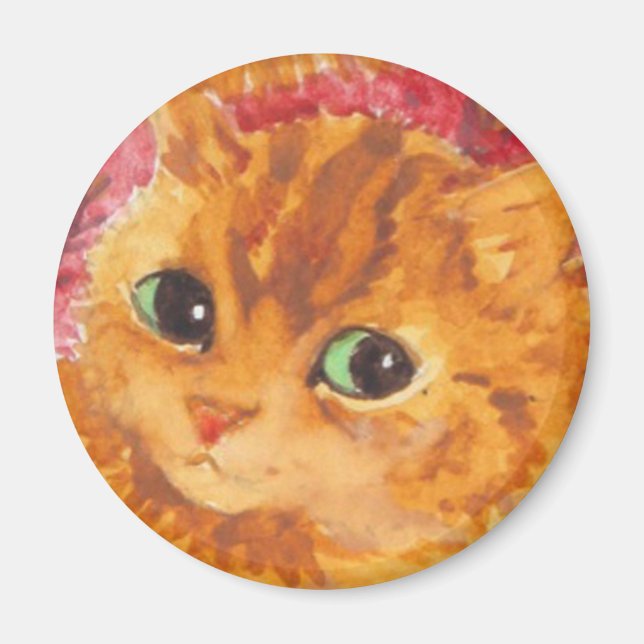 Imã Louis Wain cat Magnet (Frente)