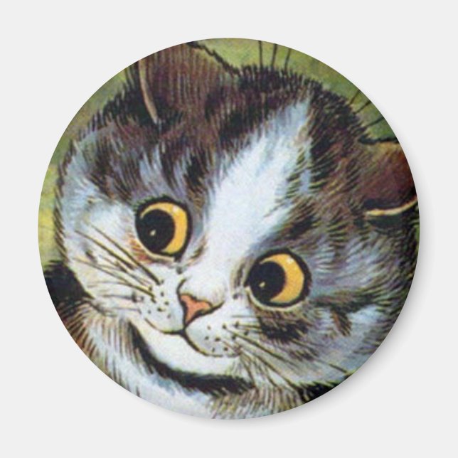 Imã Louis Wain cat Magnet (Frente)