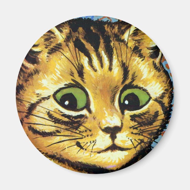 Imã Louis Wain cat Magnet (Frente)