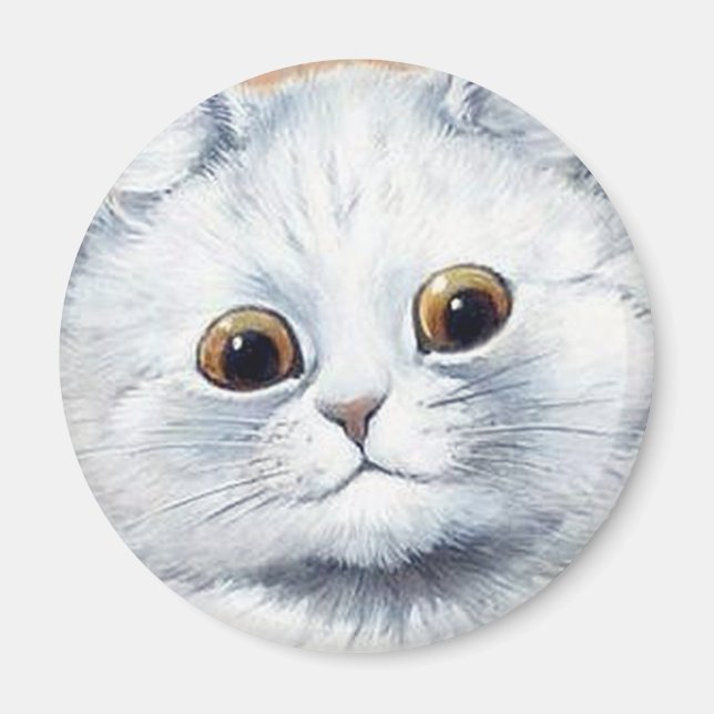 Imã Louis Wain cat Magnet (Frente)