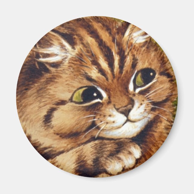 Imã Louis Wain cat Magnet (Frente)